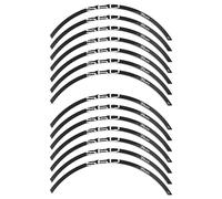 IRIDEA DESIGN adesivi cerchi moto nero opaco compatibile con YAMAHA T-MAX 560 2022-2023