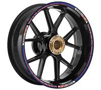 IRIDEA DESIGN adesivi cerchi moto racer multicolor opaco compatibile con BMW S RR 1000 2008-2021