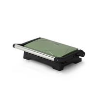 Iridea Tostiera Mini Grill con termostato verde salvia
