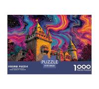 Iridescent Castle Puzzles Intrattenimento Creativo 1000 Elementi Giochi Acid Tide Star Vortex Puzzle Relax Decora La Casa Giochi-rompicapo Per Adulti E Bambini 38x26cm/1000pcs