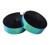 Iridescent Pu Bicicletta Manubrio Nastro Con Eva Core Per Strada E Mtb Bike, Verde (Verde)