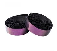 Iridescent Pu Bicicletta Manubrio Nastro Con Eva Core Per Strada E Mtb Bike, Verde (Viola)