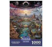 Iridescent Sanctuary Puzzle Intrattenimento Creativo 1000 Pezzi Giochi Divine Rivers of All Realms Puzzle Relax Sfide Divertenti Decorazione Perfetta Per Uomini E Donne 70x50cm/1000pcs