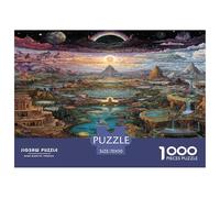 Iridescent Sanctuary Puzzles Intrattenimento Creativo 1000 Pezzi Divine Rivers of All Realms Puzzle Di Cartone Decora La Casa Giochi-rompicapo Per Adulti E Bambini Da 12 Anni 70x50cm/1000pcs