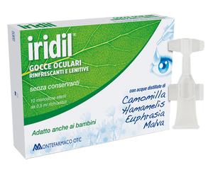 IRIDIL Gocce oculari lenitive del rossore agli occhi 10 monodose