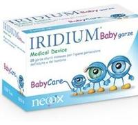 Iridium Garze oculari Baby sterili monouso per neonati 28 pezzi
