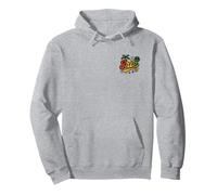 Irie Reggae - Camicia con Logo Tascabile, Motivo: Palme, Simbolo della Pace Felpa con Cappuccio