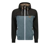 Iriedaily Giacca di mezza stagione 'Auf Deck' blu colomba / nero Uomo Iriedaily XXL