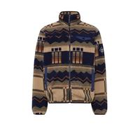 Iriedaily Giacca di pile 'Insaneia' marino / marrone / cachi Uomo Iriedaily XL