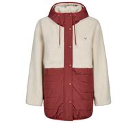 Iriedaily - Women's Arctik Long Jacket - Giacca in pile XL beige/rosso