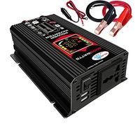 Iriisy Inverter 12v 220v Inverter per Auto 6000W Invertitore di Potenza con 2 Porte USB 2.1A per Automobile, Battello a Vapore, Auto Camper Frigorifero e Computer