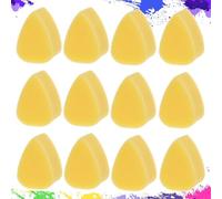 Irikdescia 12 Pcs Spugne Pittura Viso, Giallo Goccia D'acqua, Spugne D'arte Per Bambini E Adulti Opere D'Arte E Colori Corpi