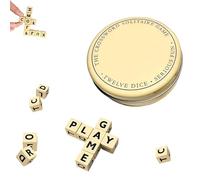 IRILXGAY Dadi con Lettere Alfabeto Gioco, Interessante Gioco Combinazione di Parole, Gioco di Lettere di Ortografia dei Dadi, 12 Dadi di Lettere Inglesi, Pensiero Divertente Stimolante