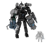 IRILXGAY Titan Clockman, Titan Tv Man Giocattoli in Blocco, Marionette in Stile Cyberpunk, Regalo Per Bambini, Divertirsi con I Genitori e I Figli, Giocattoli per Adulti