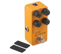 IRIN - Pedale multifunzione per effetti per chitarra, Wah, distorsione, overdrive, ritardo, riverbero con portabilità compatta (RS17 Orange)