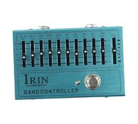 IRIN - Pedale per effetti per chitarra, con distorsione overdrive e equalizzatore a 10 segmenti completamente regolabile per modellatura del suono (C)