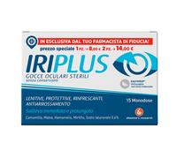 Chemist's Research Iriplus Gocce Oculari Sterili Lenitive e Protettive, 15 monodose