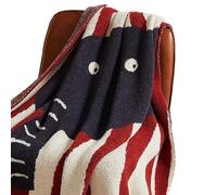 IRIRI Elephant Blanket 130x170CM Acrylic Knitted Throw - for Office Nap, Sofa, Shawl, Air Conditioner, Bedroom & Homestay Decor