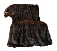 IRIRI Morbide, Soffici, Eleganti E Lussuose, Queste Coperte Sono Perfette for Coprire Letti O Divani, Come Grandi Coperte Calde O for La Decorazione D'interni.(Chocolate,152x203cm)