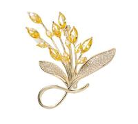 IRIRI Spilla con bouquet di fiori gialli da donna, elegante spilla floreale dal design delicato, da indossare ogni giorno e da regalare