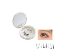 Iris and Ada Magnetic Lashes, I + a Magnetic Eyelashes, Waterproof Reusable Self Adhesive Magnetic Eyelashes Natural Look, Magnetic Lashes with Applicator No Glue (1set,USB07)