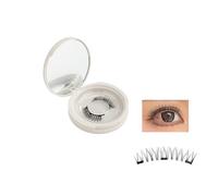 Iris and Ada Magnetic Lashes, I + a Magnetic Eyelashes, Waterproof Reusable Self Adhesive Magnetic Eyelashes Natural Look, Magnetic Lashes with Applicator No Glue (1set,USB05)