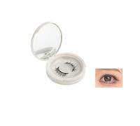 Iris and Ada Magnetic Lashes, I + a Magnetic Eyelashes, Waterproof Reusable Self Adhesive Magnetic Eyelashes Natural Look, Magnetic Lashes with Applicator No Glue (1set,USB03)