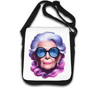 Iris Apfel Borsa a Spalla Bianco