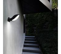 Iris applique da esterno LED 10w 4000k ip65 antracite GES751