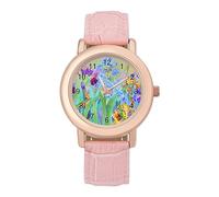 Iris Art, orologio da polso da donna, alla moda, con cinturino a scelta, regalo per compleanni, San Valentino, Stile:, regular, MHXYZHW