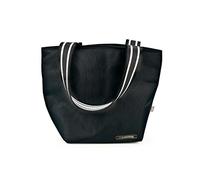 Iris, Borsa Tote portapranzo, in Tessuto e Poliestere 33x14x23 cm Nero
