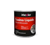 IRIS COLOR Guaina Liquida impermeabilizzante Terrazzi Grigia 750 ML Fibrorinforzata e Calpestabile Sigillante Professionale Per Balconi Sigillante Impermeabile Anti-Infiltrazioni e Raggi UV