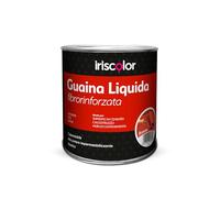 IRIS COLOR Guaina Liquida impermeabilizzante Terrazzi Rossa 750 ML Fibrorinforzata e Calpestabile Sigillante Professionale Per Balconi Sigillante Impermeabile Anti-Infiltrazioni e Raggi UV