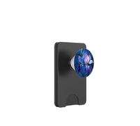 Iris Febbraio Nascita Fiore Floreale Macchiato Blu Scuro Viola PopSockets PopWallet per MagSafe
