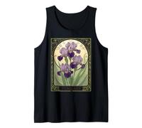 Iris Fiori Compleanno Febbraio Stile Liberty Canotta