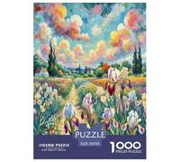 Iris Jigsaw Puzzle Impossibili 1000Pcs Decorazione Per La Casa. Giochi Rilassamento E Intelligence Per Adulti E Ragazzi Da 14 Anni 70x50cm/1000pcs