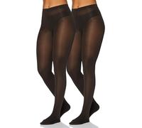 Iris & Lilly by Wolford Collant Donna Pacco da 2 Nearly Black 80 DEN Label XS