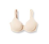 Iris & Lilly Reggiseno in Microfibra a Copertura Totale Donna, Beige Pallido, 2F