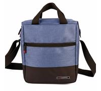 Iris Ohyama 9011TZ LUNCHBAG Urban II Blue, Acciaio