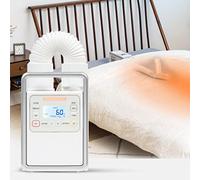 Iris Ohyama BLW-H1 586977, Scalda-Letto Portatile, per Riscaldare Il Letto e Il Divano, con Attacco asciuga Scarpe, Bianco, High-Power Extendable Single Nozzle - White