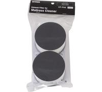 Iris Ohyama, Confezione da 2 filtri di scarico, Rimuove il 95% delle particelle 0,3 m, Acari, allergeni, polvere, Filtración F9, Per IC-FAC2 - Quilt Cleaner Exhaust Filter CF-FH2 - Nero