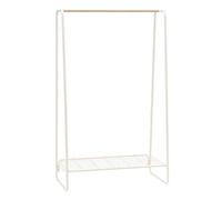 Iris Ohyama Grande Appendiabiti in Metallo con Ripiano in Rete, 1 Livello, Bianco, Design Moderno, Solido, Anti scivolo, Per Camera, Studio, Armadio, Abbigliamento e Scarpe, Montaggio Facile, PI-B5L