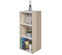 Iris Ohyama, Libreria/scaffale per armadietto a 3 livelli/mobili laterali/scaffale salvaspazio, Modulare, Altezza mensola regolabile 3,2 cm, Ufficio, Casa - Space Saving Shelf - UB-9035 - Marrone