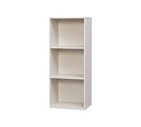Iris Ohyama, Mobile contenitore/Scaffale portaoggetti/Mobili per ufficio/Organizzatore per ufficio/Mobili con ripiano, Modulare,Design, Ufficio, Casa - Office Basic Rack - CX-3FN - Quercia Bianco