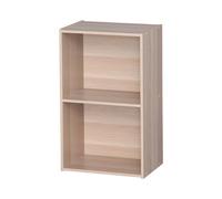 Iris Ohyama, Mobile contenitore/Scaffale portaoggetti/Mobili per ufficio/Organizzatore per ufficio/Mobili con ripiano, Modulare,Design, Ufficio, Casa - Office Basic Rack - CX-2FN - Marrone chiaro
