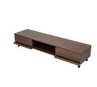 Iris Ohyama, Mobile TV, Supporto TV per schermi fino a 65 pollici, Ripiani 4, Uscita cavo, Contemporaneo, Camera da letto, Soggiorno, TV Cabinet, BAB-150A, Marrone