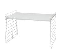 Iris Ohyama, Ripiano modulare ed estensibile, sotto il lavello, 1 livello, estensibile 42 - 70 cm, 5 lame rimovibili, cucina - Telescopic Rack 1-tier USD-1V - Bianco