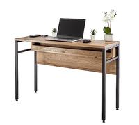 Iris Ohyama, Scrivania per computer/Tavolo da ufficio/Multi mobili di stoccaggio, Resistente ai graffi e allo sporco, Ufficio, Soggiorno, Desk with Cable Holder CDS-1150, Cenere marrone