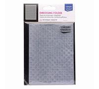 Iris Ohyama Vaessen Creative Cartella per Goffratura, Tartan, 14,6 x 10,7 cm, per Aggiungere Consistenza e Dimensione a Progetti di Artigianato di Carta e Scrapbooking, Plastica, Einheitsgröße