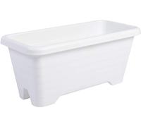 Iris Ohyama, Vaso per piante, fioriera d'aria con sistema di drenaggio dell'acqua per il giardinaggio - Air Vegetable Planter530, Bianca